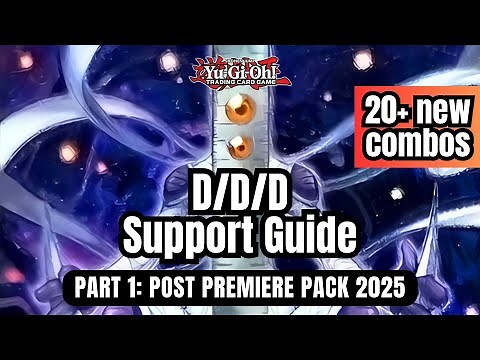 Yu-Gi-Oh! D/D/D Support Guide Part 1: 20+ Must-Know Combos after PP25! | TCG | OCG
