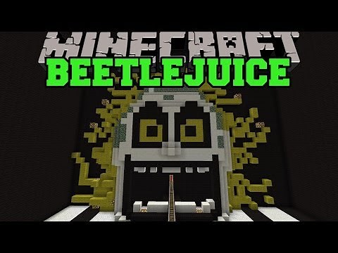 Minecraft: BEETLEJUICE ROLLERCOASTER (COMPLETELY EPIC RIDE!) Map