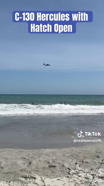 C130 Hercules Exercises Over North Carolina Coast