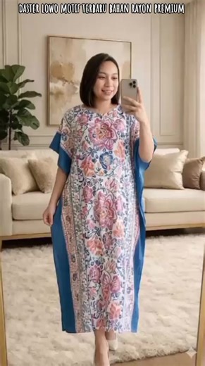 daster lowo motif terbaru bahan rayon premium #daster #dasterkekinian #dasterlowo