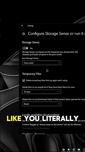 How To Free Up Storage FAST 🔥 || #pc #optimization #storage #fix #fpsboost #gaming #feed #viral