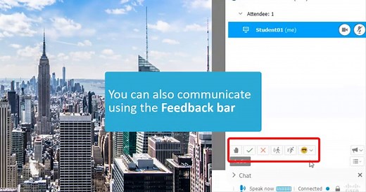 How to Chat and Communicate on a webex Session