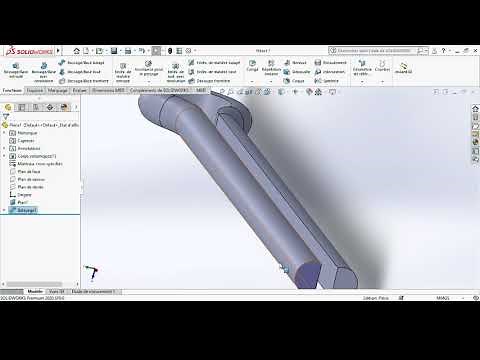 PIN 94 Split pin or cotter key how to make the split pin on solidworks tuto