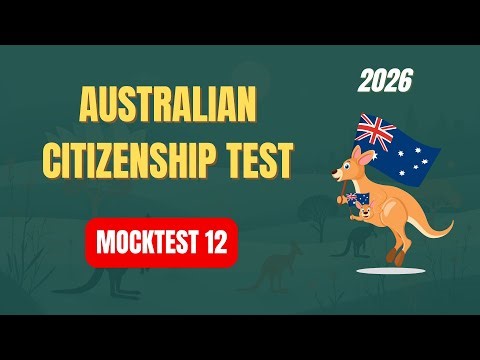 #12 Australian Citizenship Test 2026 - REAL Questions you need to pass