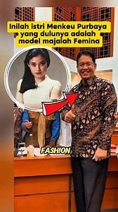 Inilah istri Menkeu Purbaya yang dulunya adalah model majalah Femina #reels | Ummah Luluk