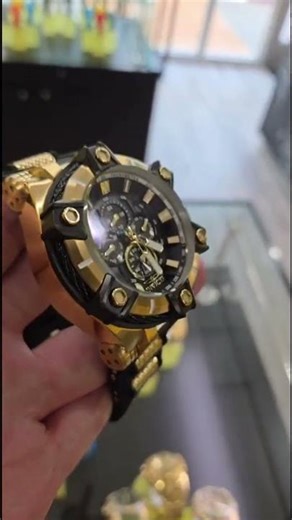 Invicta Bolt Havoc Men's Watch - 52mm, Black, Gold (49407)