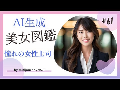 AI生成美女図鑑61【憧れの女性上司】