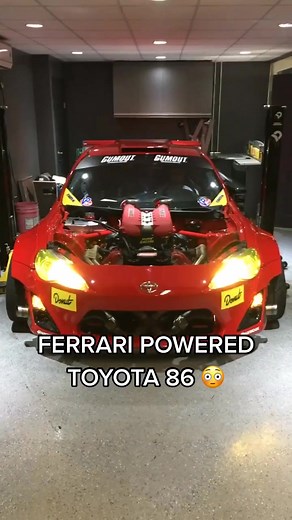 Ferrari Engine Swapped Toyota 86 Drifting | Supercar Hybrid