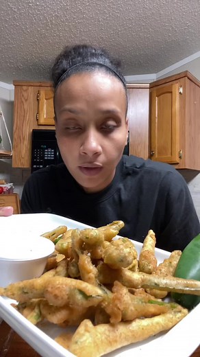 Fried jalapeños #easyrecipe #simplerecipe