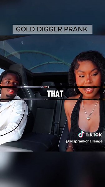 Hilarious Gold Digger Prank with a Lamborghini