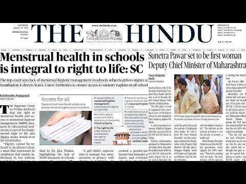 Daily Current Affairs- 31 January 2026 | The Hindu News Paper | Prelim Booster by Rishav Sharma Sir