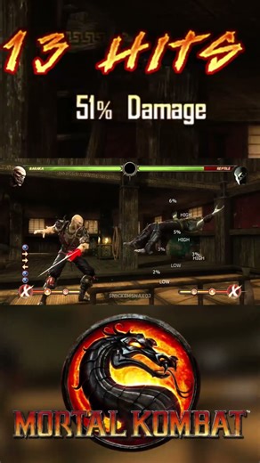 Baraka 51% Combo (Mortal Kombat 9)