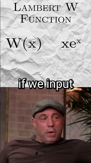 the LAMBERT W function