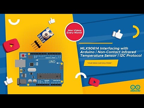 MLX90614 Arduino Tutorial | Non-contact Temperature sensor | I2C Protocol | Infrared Sensor