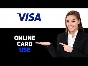 How to use a visa card online