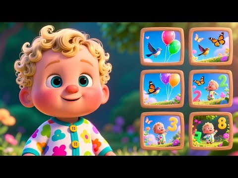 Learn to Count with Baby 🔢🎵 | Numbers Song for Kids | Playful Nursery Rhyme