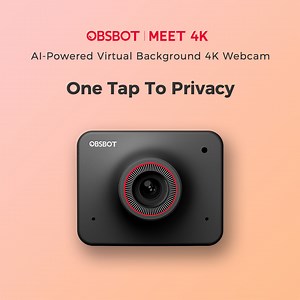 1K views · 839 reactions | OBSBOT Meet 4K will be available on #indiegogo in the mid of Sept with a 40% off early bird offer at US$125. It's the first virtual background 4K webcam, with only one tap, you can easily blur or replace the background to secure your privacy in every video call. Click to learn more: https://bit.ly/3jCz4Xl | OBSBOT_Official | Facebook