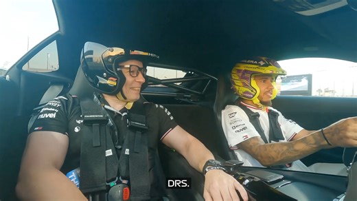 3.4M views · 77K reactions | Lewis and Bono. One last lap. ❤ Lewis Hamilton took his long-time engineer Pete Bonnington for a spin ahead of his final race for Mercedes | F1 | Facebook