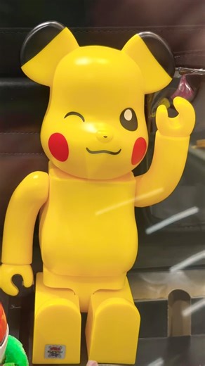 Bearbrick Pikachu every collector needs!⚡️🧸 #bearbrick400#pikachu#pokemon#pokemonfigures