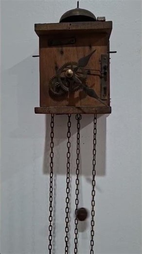 19th Century Black Forest Wall Clock #shorts #horology #antiqueclock #asmrsounds #oddlysatisfying