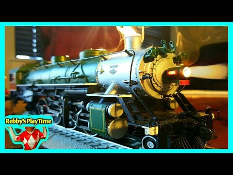 Fun Toy Train With Cool Real Smoke Coming Out For Kids Rebby's PlayTime