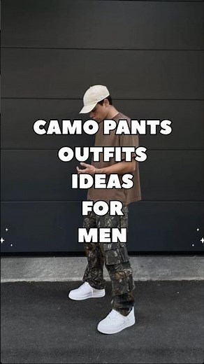 5 Camo Pants Outfits for Men 2026 🪖🔥