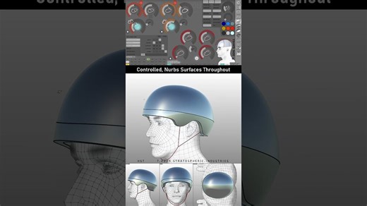 Steps Towards 3D Design AI Example, Helmets HST