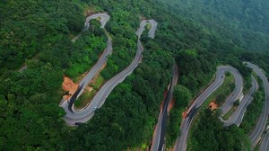 Road, Highway, Winding Road. Free Stock Video