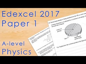 Edexcel 2017 Paper 1 - A-level Physics Past Paper