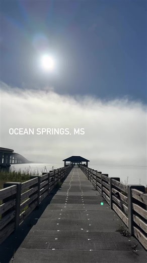 Eric Jeansonne on Instagram: "Sea fog making for dramatic views over Biloxi Bay. 12.25.25"