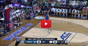 Duke blows 16-point lead to bow out of ACC Tourney