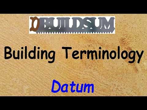 Building Terminology - Datum