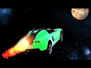 ROCKET CAR SPACE MISSION! (GTA 5 Funny Moments)