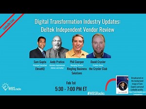 Deltek Independent Review (Deltek Vantagepoint, Deltek Vision)