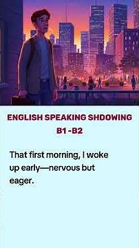 B1-B2 English Shadowing Practice: New Job in a New City