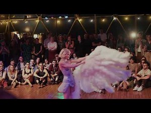 Sharon Davis “Feather Fan Dance” Show - PUMPYOURSWING Festival 2025