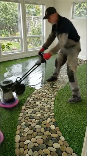 🌿✨ Walking on Nature | A Garden-Inspired Epoxy Floor