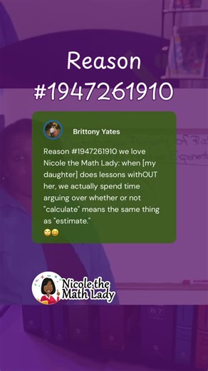 Nicole the Math Lady on Instagram: "When you’re searching math resources for your homeschool and it comes down to what’s going to save your parent-child relationship 😅 we got you 😉 #mathsupport #homeschoolmath #homeschoolers"