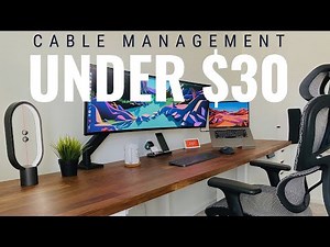 Desk Cable Management Guide | Under $30