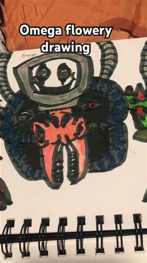 Omega flowery drawing