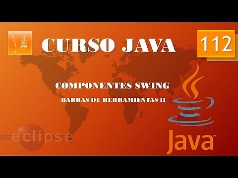 Java Course: Graphical Applications. Toolbars II. Video 112