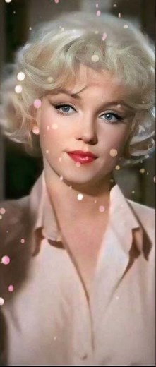 Marilyn Monroe in a photo on the set of "Let's Make Love" in 1960.
