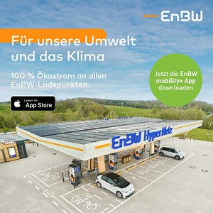 Mit der EnBW mobility App findest Du die passenden Ladepunkte und lädst 100% Ökostrom an EnBW-Ladesäulen. | EnBW