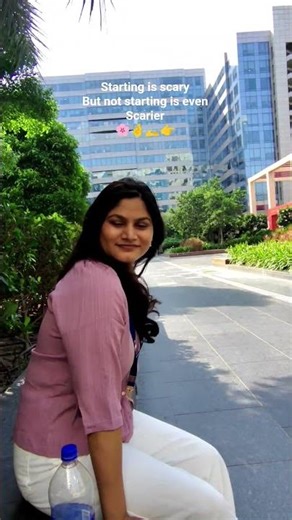 Every beginning feels scary, but regret feels worse 💭