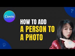 How to add a person to a photo in Canva | Step-by-Step Tutorial