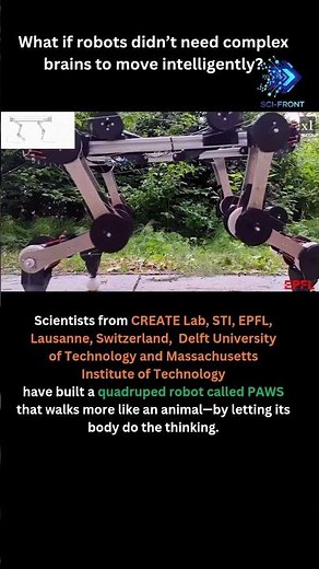 Robots That Walk Like Animals: Passive Intelligence Powers a New Quadruped