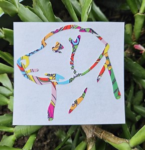 Labrador Vinyl Decal, Dog Car Window Sticker, Pet Lover Gift - Etsy