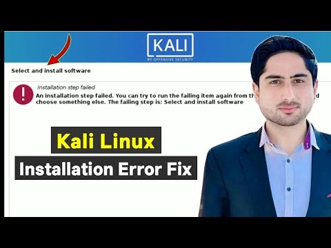 Installation Step Failed: Select and Install Software Error Fix (Step-by-Step) | Kali Linux Install