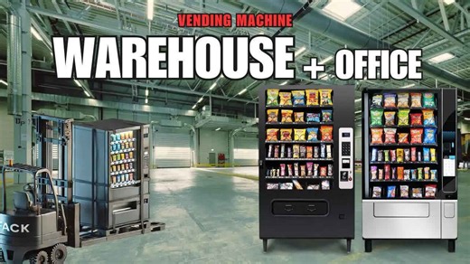 Vending machine warehouse and office tour!