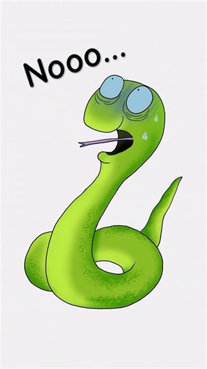 This Bird Dances Before Eating a Snake 😭🐦 #2danimation